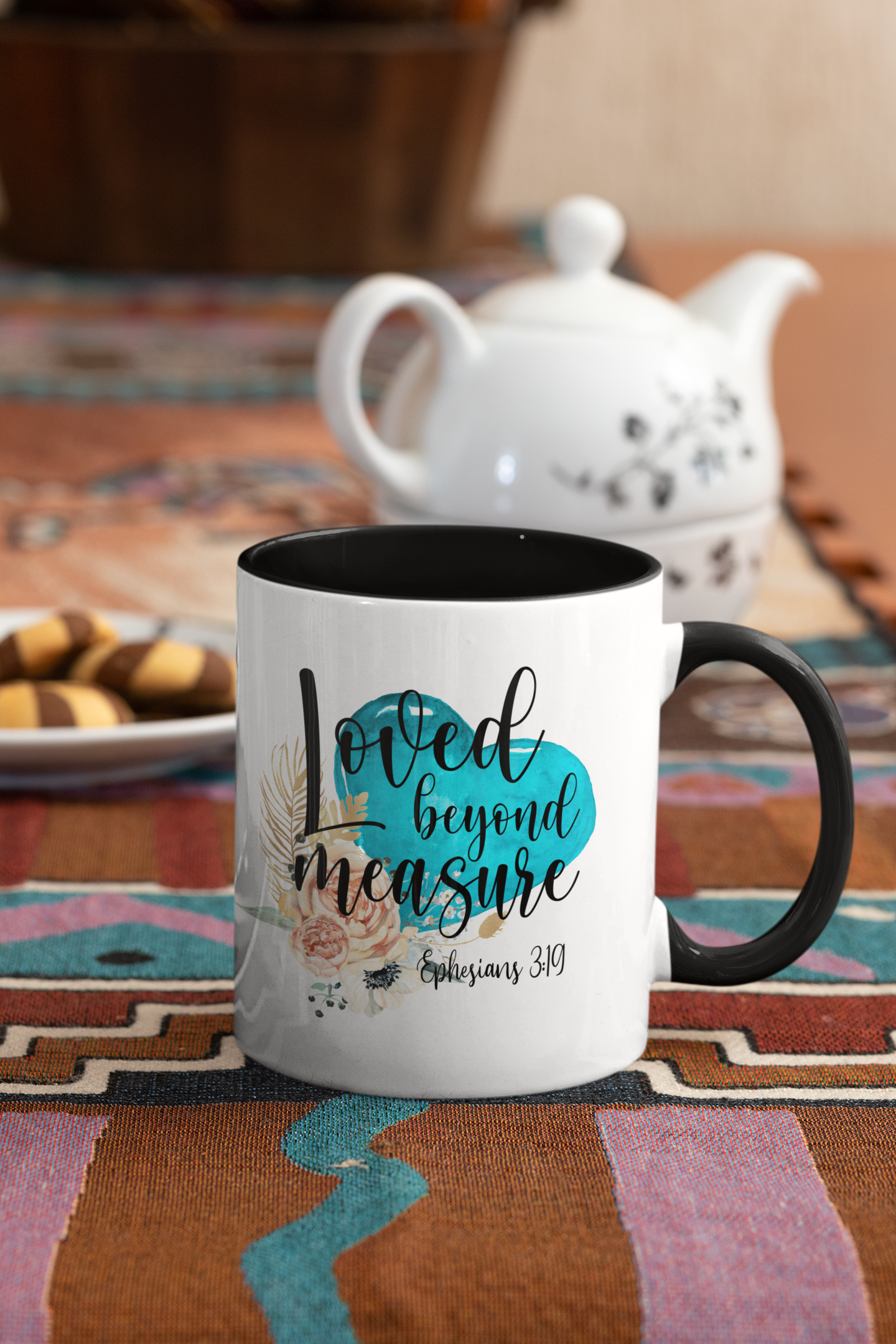 Loved Beyond Measure Ephesians 3:19 Christian Coffee Mug