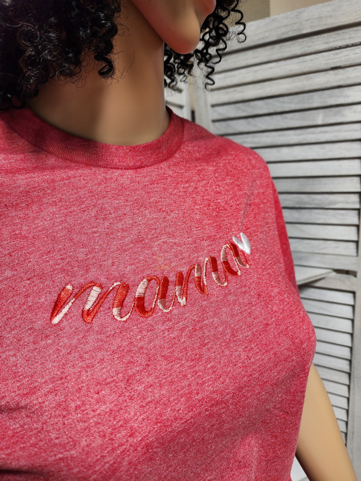 Mama-Heart Embroidered Shirt